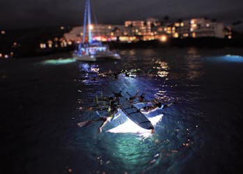Mantaroggen-snorkelervaring ‘s avonds laat